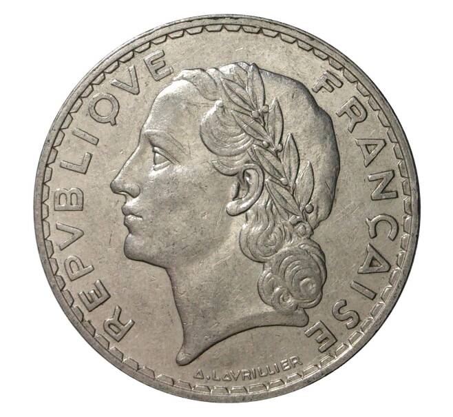 Монета 5 франков 1933 года (Артикул: M2-0699) — Фото №2