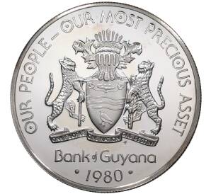 5 долларов 1980 года Гайана