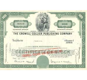 Облигация (сертификат на 100 акций) 1966 года США