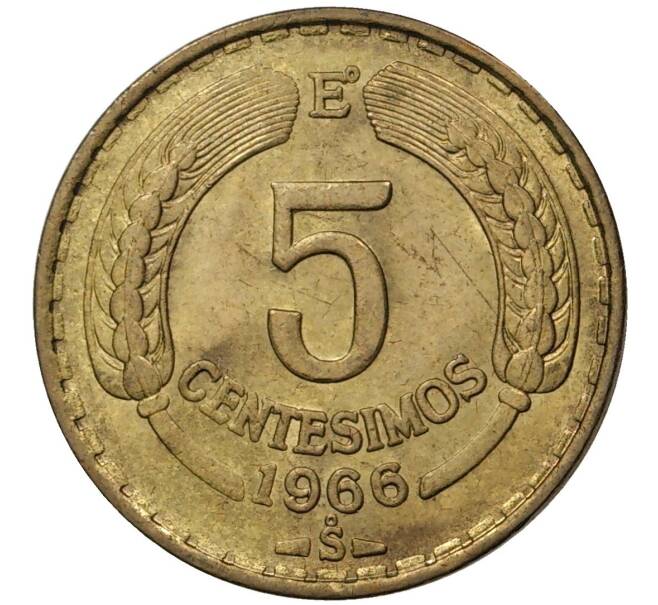 5 сентесимо 1966 года Чили (Артикул K1-1717)