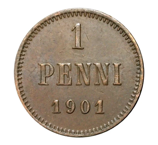 Монета 1 пенни 1901 года (Артикул M1-1002)