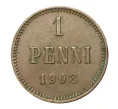 Монета 1 пенни 1908 года (Артикул M1-1005)