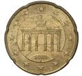 Монета 20 евроцентов 2002 года J Германия (Артикул M2-47053)