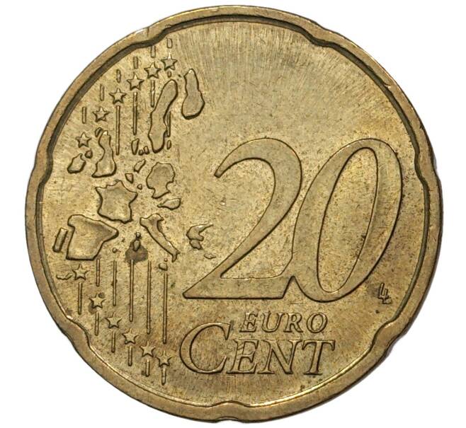 Монета 20 евроцентов 2002 года F Германия (Артикул M2-47058)