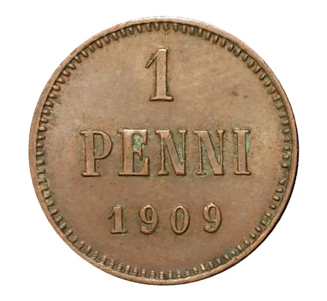 Монета 1 пенни 1909 года (Артикул M1-1006)