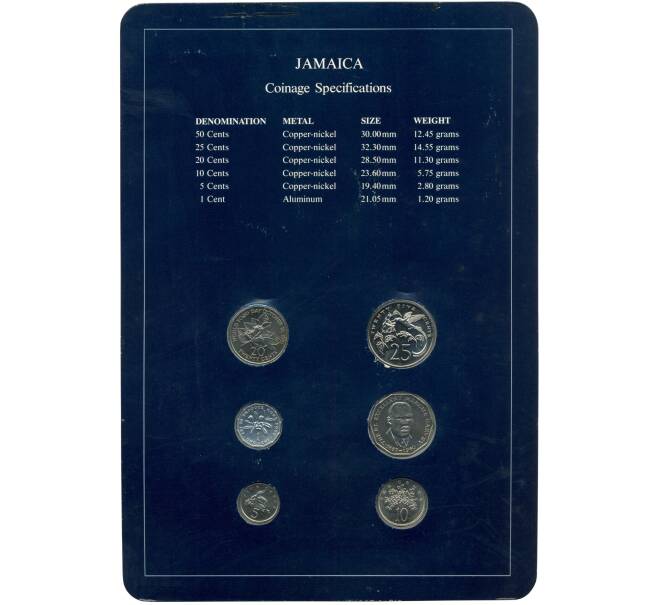 Набор монет 1983-1986 года Ямайка (Артикул M3-0974)