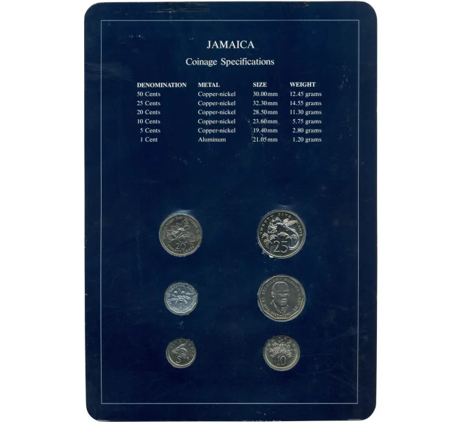 Набор монет 1983-1986 года Ямайка (Артикул M3-0974)
