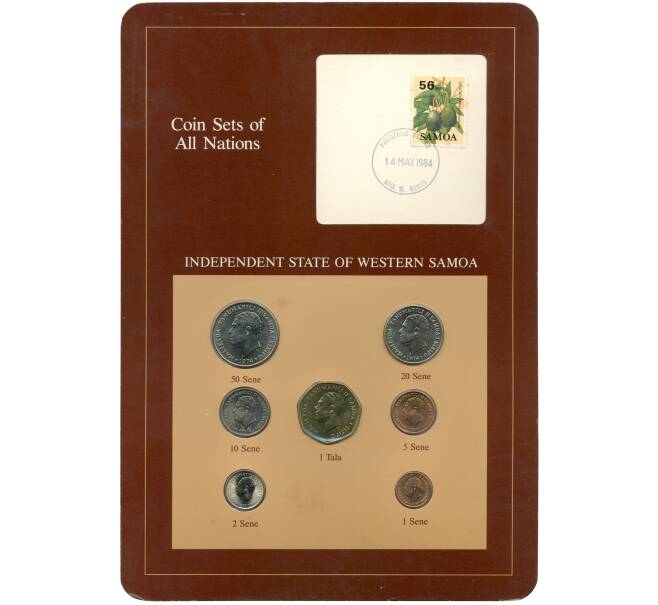Монета Набор монет 1974-1984 года Западное Самоа (Артикул M3-0997)