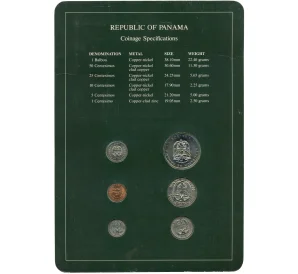 Набор монет 1982-1984 года Панама