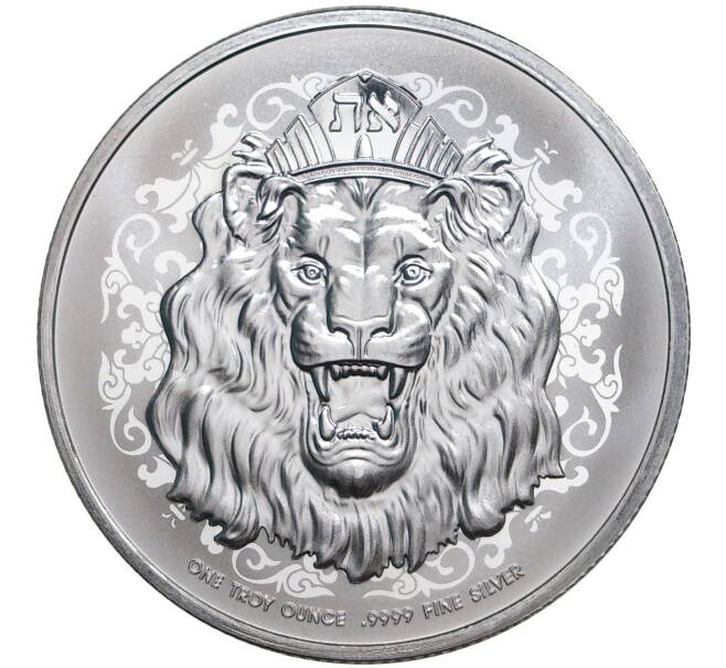 Монета 2 доллара 2021 года Ниуэ «Ревущий лев» (Артикул M2-47331)