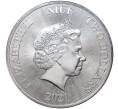 Монета 2 доллара 2021 года Ниуэ «Ревущий лев» (Артикул M2-47331)