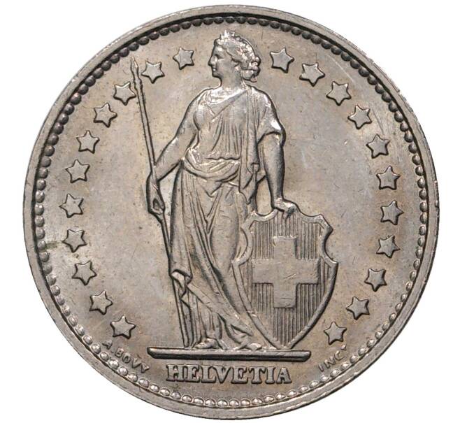 1 франк 1968 года Швейцария (Артикул M2-47521)