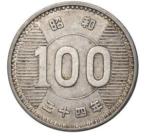 100 йен 1959 года Япония