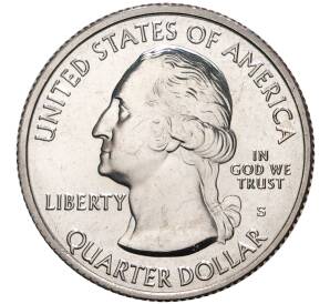 25 центов (1/4 доллара) 2021 года S США «Национальные парки — №56 Национальное историческое место Пилоты из Таскиги» — Фото №2