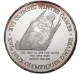Монета Жетон (медаль) Тойота (Официальный спонсор Олимпийской сборной Канады) 1992 года «XVI Зимние Олимпийские игры 1992 в Альбертвиле» (Артикул H5-0558)