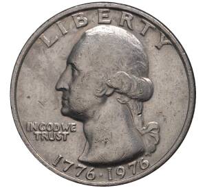1/4 доллара (25 центов) 1976 года США «200 лет Независимости» — Фото №2