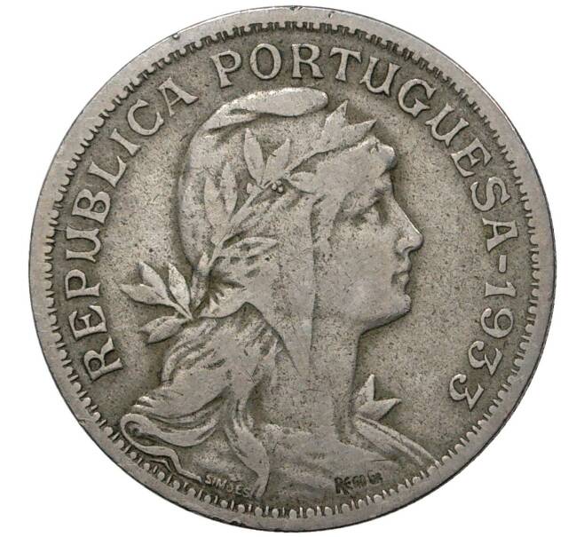 Монета 50 сентаво 1933 года Португальская Гвинея (Артикул K27-1635)