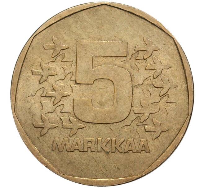 Монета 5 марок 1976 года Финляндия (Артикул K27-1808)
