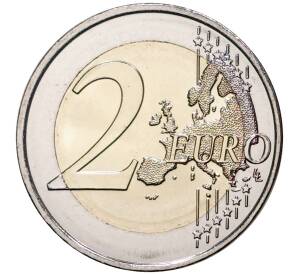 2 евро 2021 года Франция «75 лет ЮНИСЕФ»