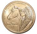 1 доллар 2012 года D США «Коренные американцы (Сакагавея) — Индеец с лошадью» (Артикул M2-0936)