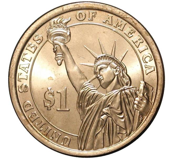 1 доллар 2012 года Р США «23-й президент США Бенджамин Гаррисон» (Артикул M2-0969)