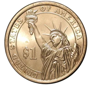 1 доллар 2008 года D США «7-й президент США Эндрю Джексон»