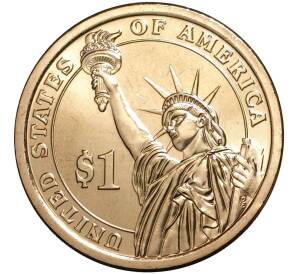 1 доллар 2011 года D США «20-й президент США Джеймс Гарфилд»