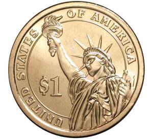 1 доллар 2014 года D США «32-й президент США Франклин Рузвельт»