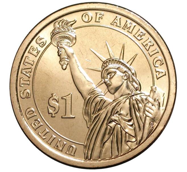 Монета 1 доллар 2015 года D США «34-й президент США Дуайт Эйзенхауэр» (Артикул: M2-1016) — Фото №2