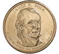 Монета 1 доллар 2009 года Р США «11-й президент США Джеймс Полк» (Артикул M2-0957)
