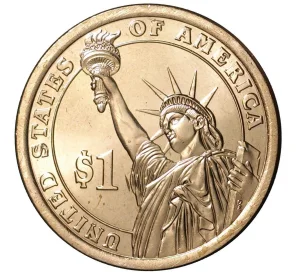 1 доллар 2009 года Р США «12-й президент США Закари Тейлор»