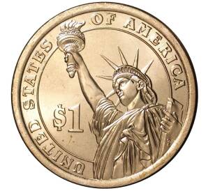 1 доллар 2012 года Р США «21-й президент США Честер Артур»