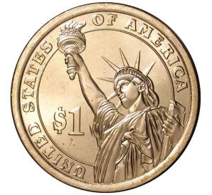 1 доллар 2012 года Р США «22-й президент США Гровер Кливленд»