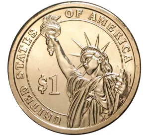 1 доллар 2010 года Р США «14-й президент США Франклин Пирс»