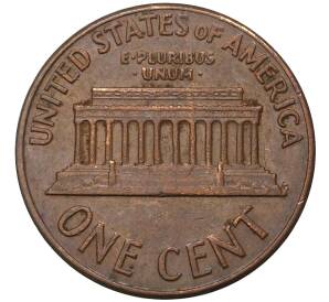 1 цент 1969 года D США — Фото №2