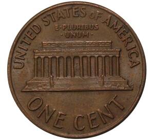 1 цент 1972 года D США — Фото №2