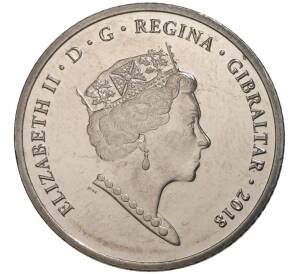 10 пенсов 2018 года Гиблартар «Новый Calpe House» — Фото №2