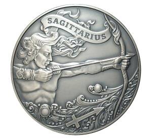 1 рубль 2014 года Знак зодиака Стрелец — Фото №1