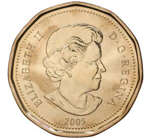 1 доллар 2005 года Канада «25 лет Марафону Надежды»