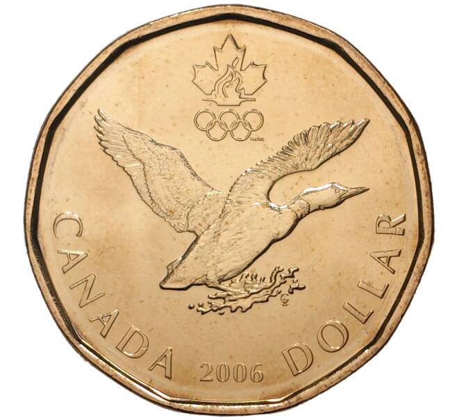 Монета 1 доллар 2006 года Канада «XX зимние Олимпийские Игры в Турине» (Артикул M2-7389)