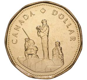 1 доллар 1995 года Канада «Памятник миротворческим силам» — Фото №1