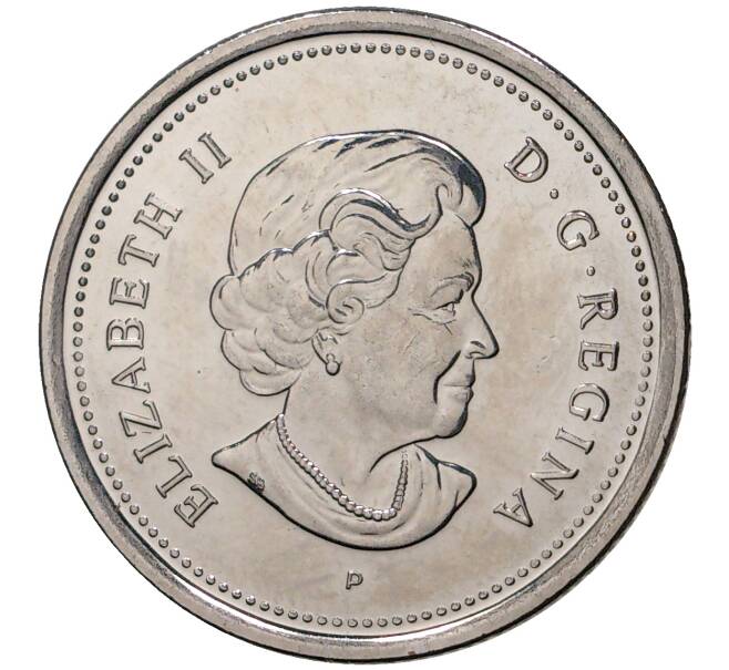 Монета 25 центов 2005 года Канада «100 лет провинции Альберта» (Артикул M2-45034)