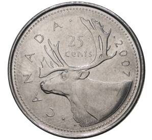 25 центов 2007 года Канада — Фото №1
