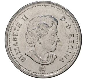 25 центов 2008 года Канада — Фото №2