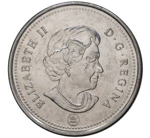 25 центов 2010 года Канада — Фото №2