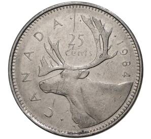 25 центов 1984 года Канада — Фото №1