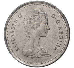 25 центов 1986 года Канада