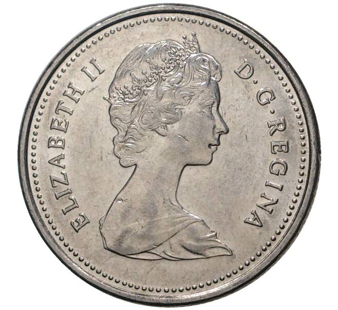 Монета 25 центов 1982 года Канада (Артикул M2-35266)