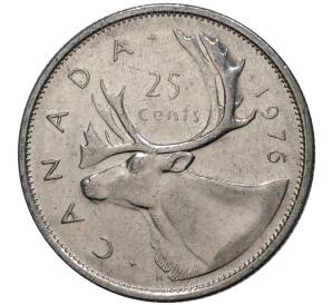 25 центов 1976 года Канада — Фото №1