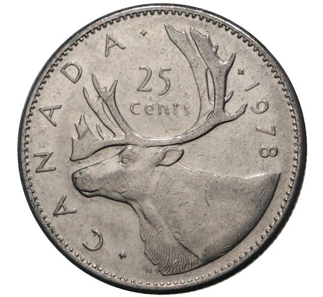 Монета 25 центов 1978 года Канада (Артикул M2-35268)